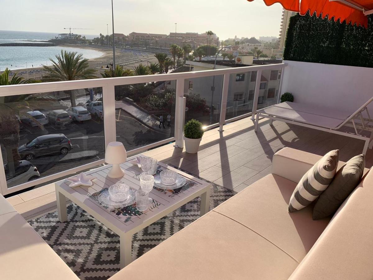 Beachfront Los Cristianos Apartment อาโรนา ภายนอก รูปภาพ
